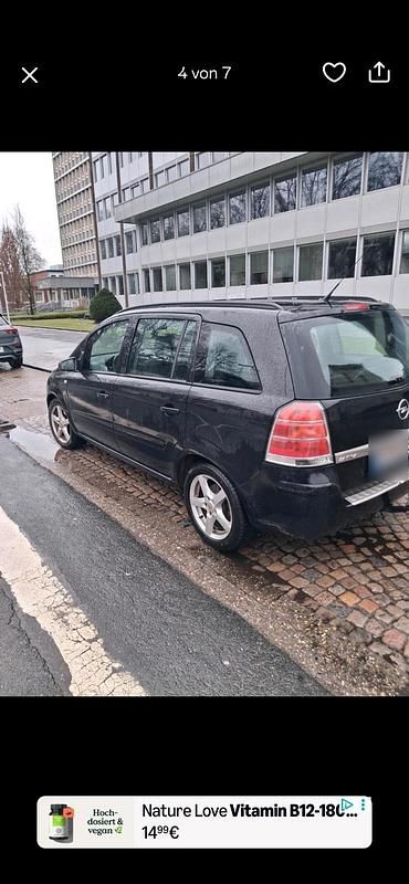 Gebraucht Opel Zafira 2007 Schwarz Van / Kleinbus
