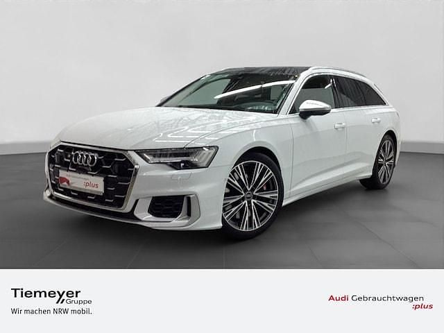 Gletscherweiß metallic Gebraucht 2024 Audi S6 Ambiente Kombi | 63.680 € (Superpreis) - Bild 1/4