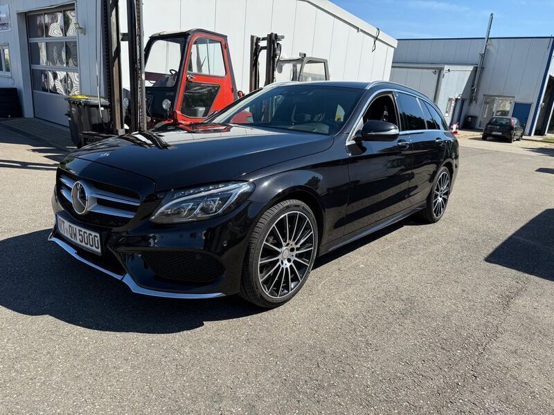 Schwarz Gebraucht 2015 Mercedes C220 Kombi | 14.900 € (Teuer) - Bild 1/4