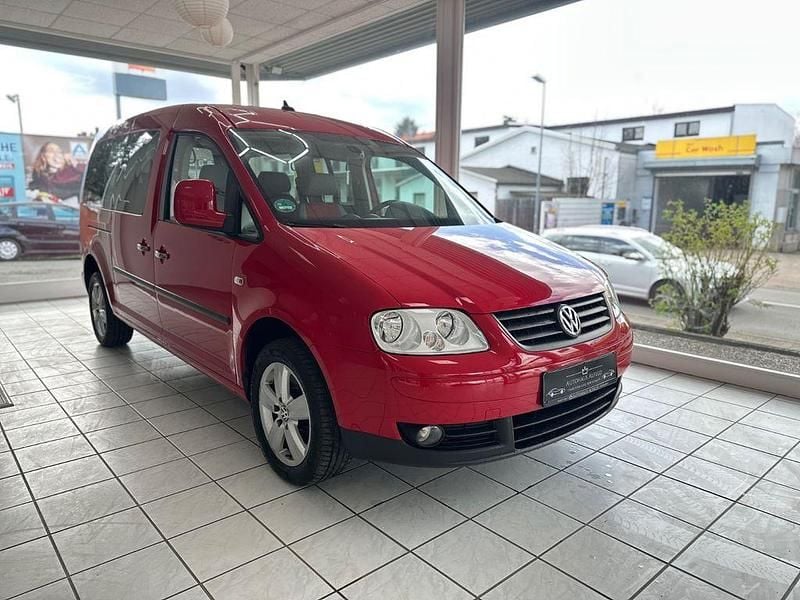 Gebraucht VW Caddy Maxi Life Life 140 PS (102 kW) 2009 Rot Van / Kleinbus