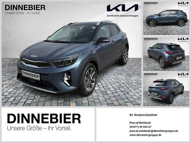 Blau (metallic) Gebraucht 2023 Kia Stonic Spirit SUV | 21.490 € (Etwas zu teuer) - Bild 1/4