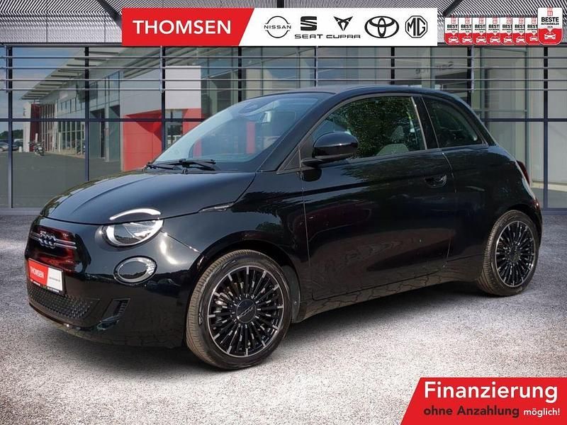 Onyxschwarz Gebraucht 2022 Fiat 500e Icon Cabrio | 21.485 € (Fairer Preis) - Bild 1/4