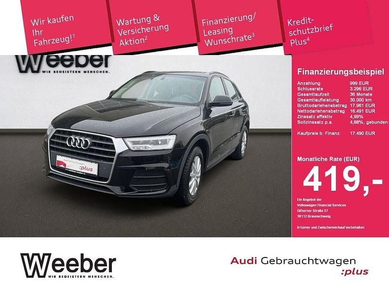 Gebraucht Audi Q3 Comfort 150 PS (110 kW) 2017 Mythosschwarz (metallic) SUV