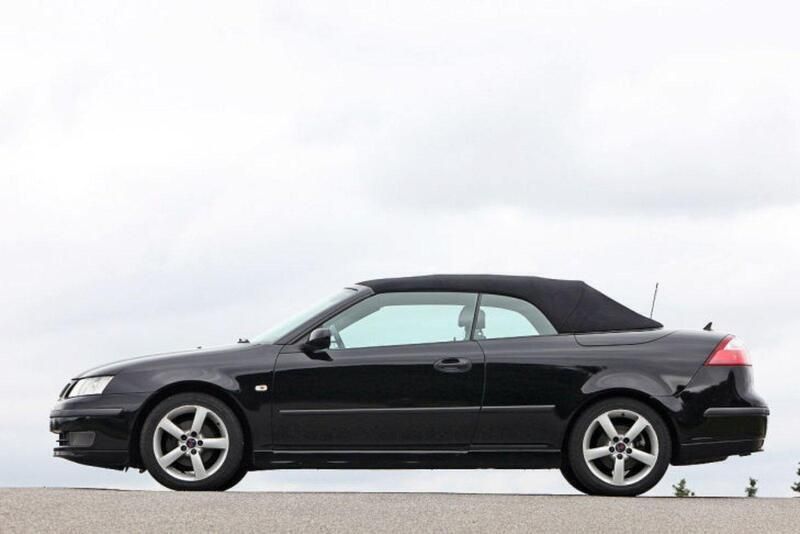 Schwarz Gebraucht 2007 Saab 9-3 Cabriolet Cabrio | 16.666 € - Bild 1/4