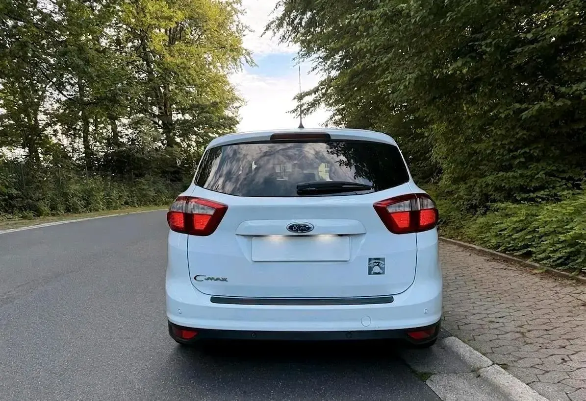 Gebraucht Ford C-MAX Titanium 140 PS (102 kW) 2012 Weiß Van / Kleinbus