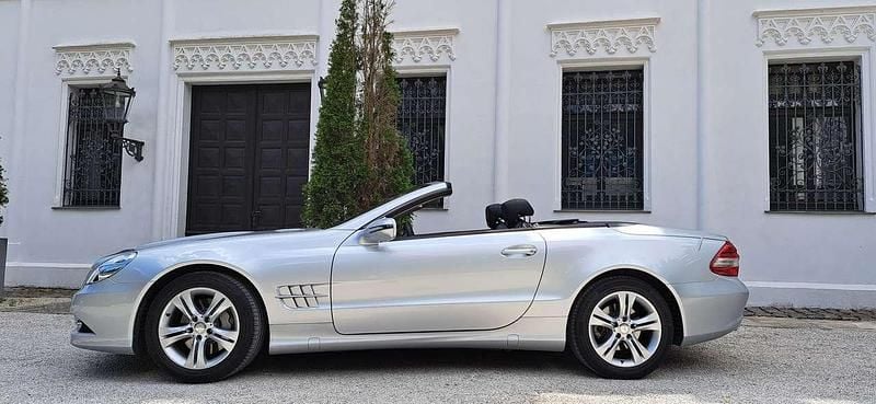 Silber Gebraucht 2008 Mercedes SL350 Cabrio | 29.600 € (Fairer Preis) - Bild 1/4