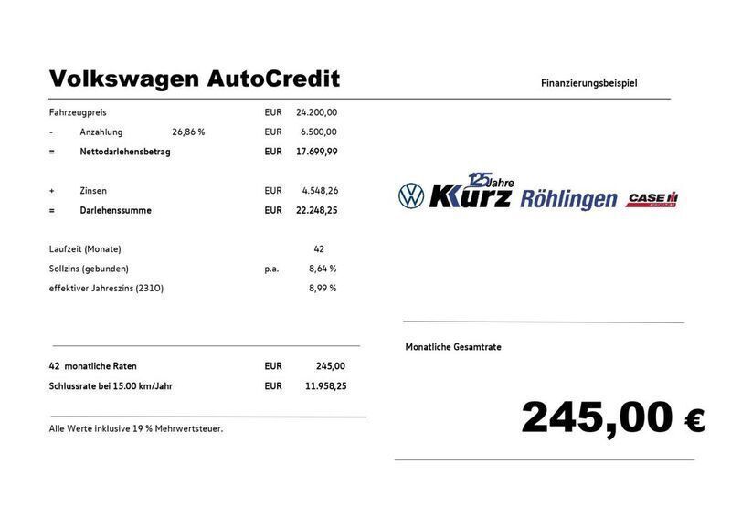 Gebraucht VW T-Roc Life 110 PS (80 kW) 2023 Schwarz SUV
