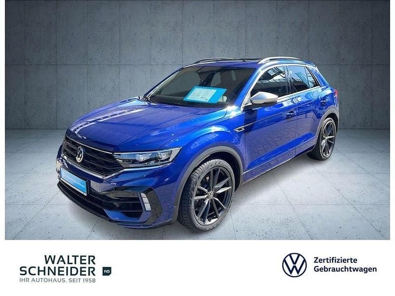 Lapiz blue metallic (metallic) Gebraucht 2022 VW T-Roc R SUV | 33.350 € (Fairer Preis) - Bild 1/4
