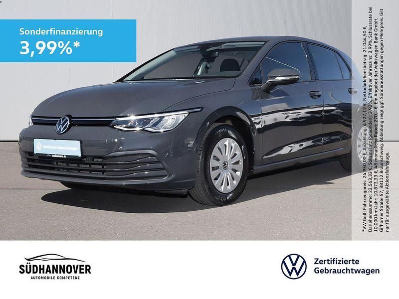 Grau Gebraucht 2021 VW Golf VIII Basis Limousine | 16.580 € (Guter Preis) - Bild 1/4