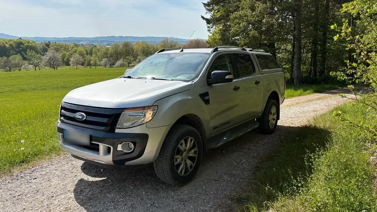 Używany Ford Ranger Wildtrack 200 KM (147 kW) 2013 Srebrny Pickup