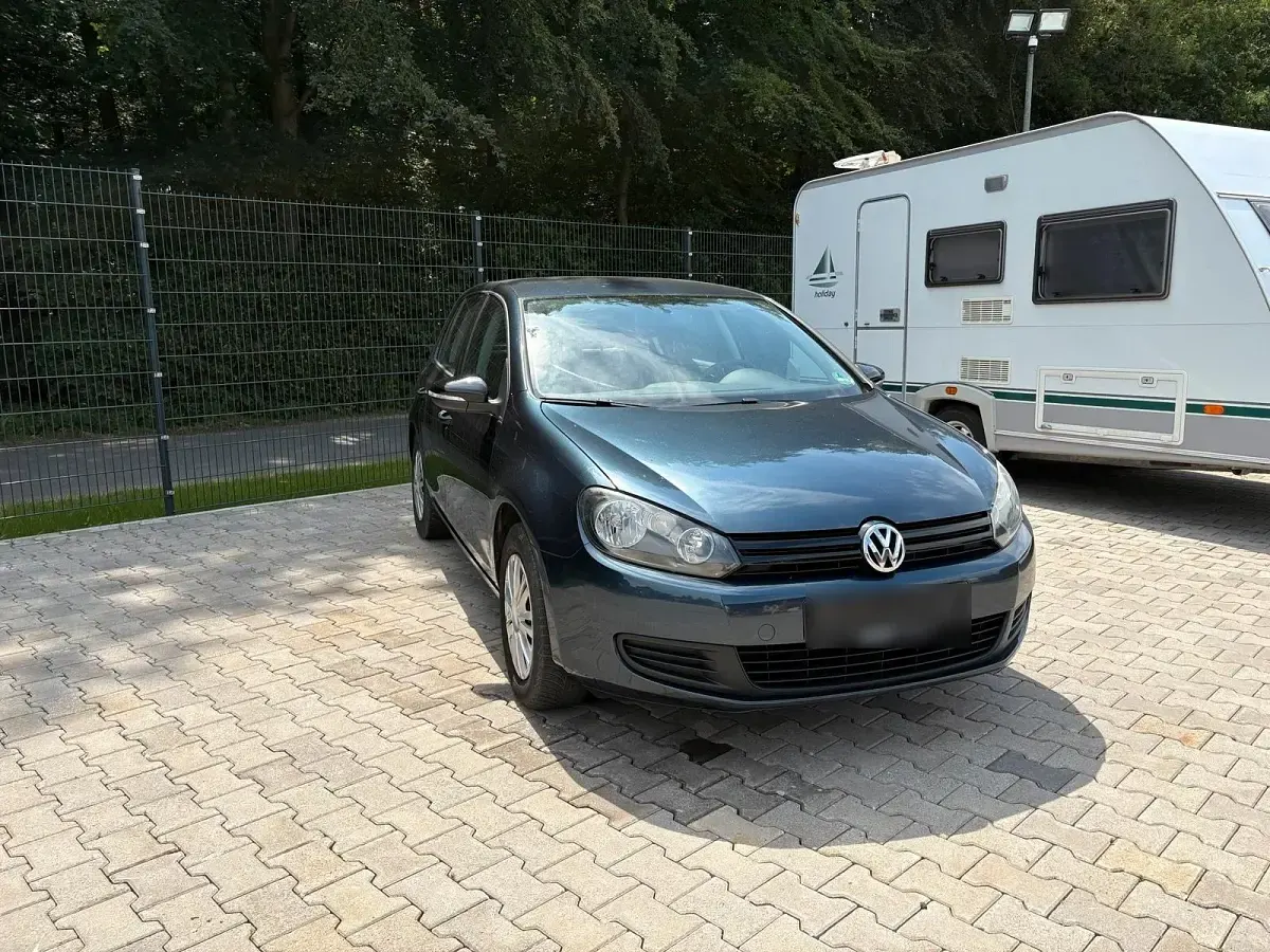 Gebraucht VW Golf V 2008 Blau Kleinwagen