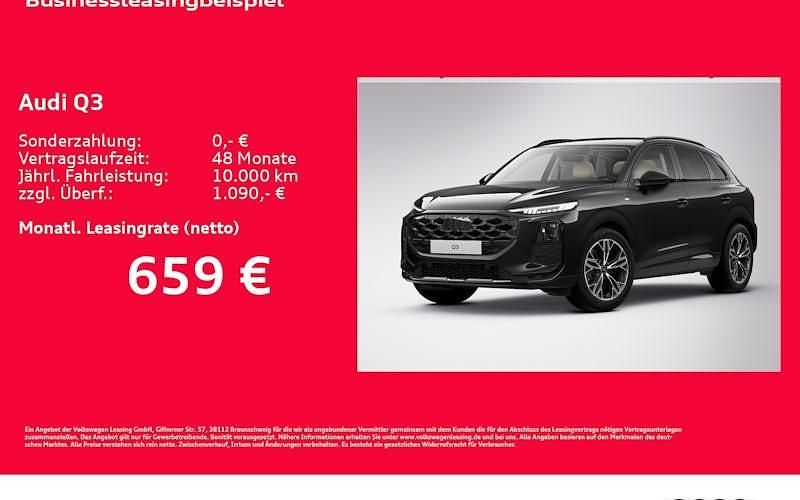 Neu Audi Q3 Ambiente 204 PS (150 kW) 2026 Schwarz SUV
