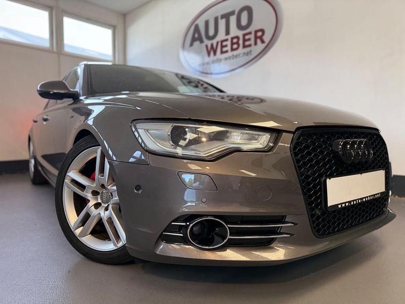 Grau Gebraucht 2015 Audi A6 S-Line Limousine | 13.890 € (Fairer Preis) - Bild 1/4