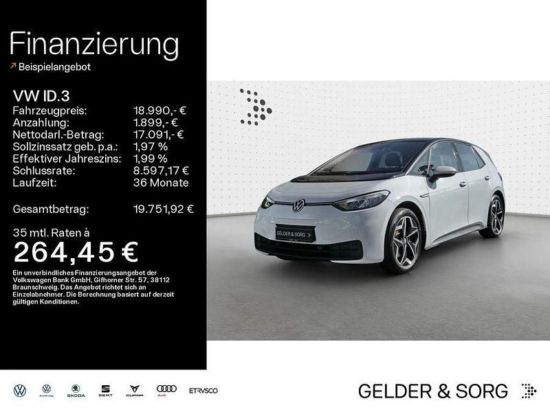 Weiß Gebraucht 2021 VW ID.3 Pure Kleinwagen | 18.990 € (Fairer Preis) - Bild 1/4