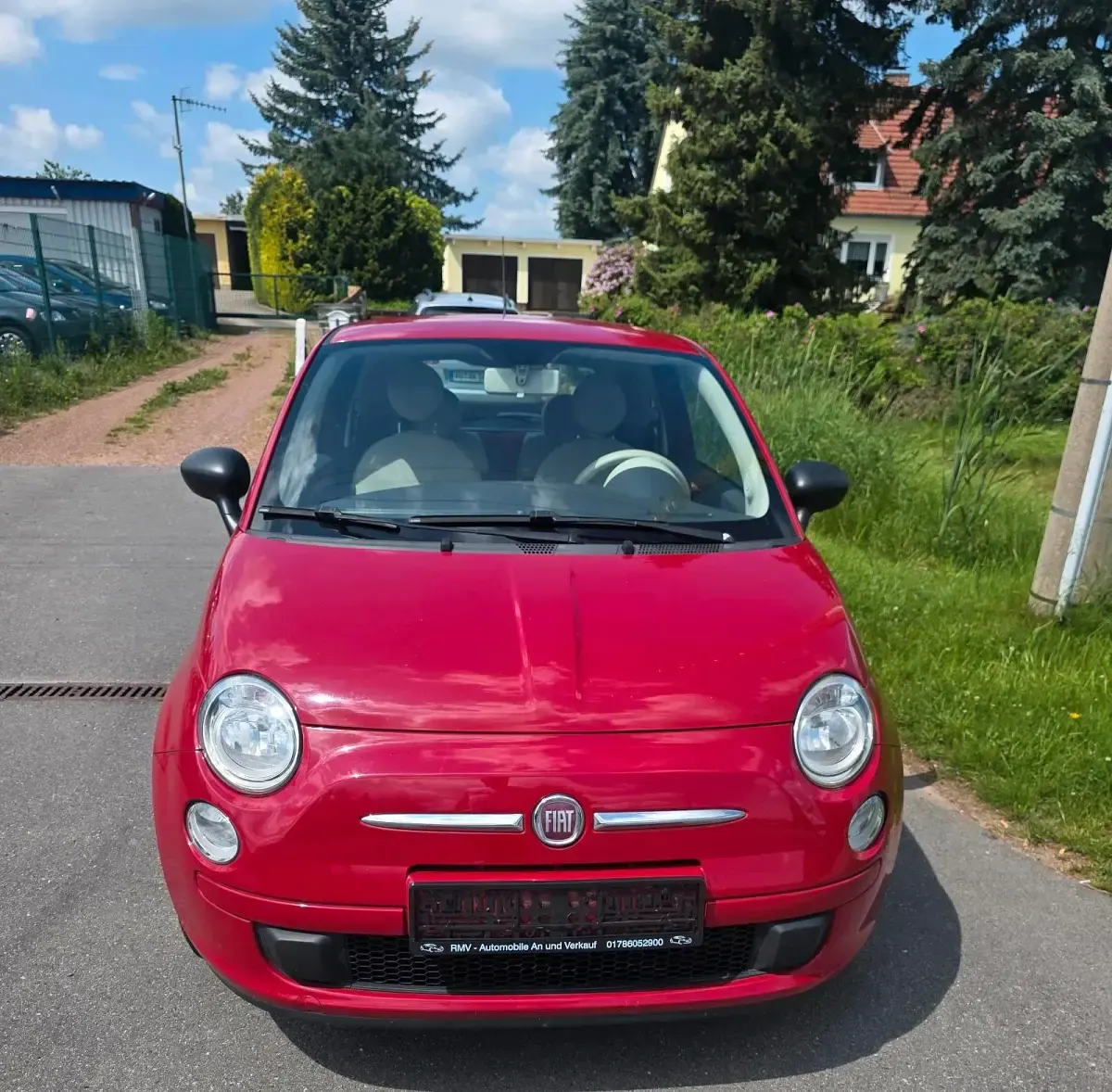 Gebraucht Fiat 500 70 PS (51 kW) 2009 Rot Kleinwagen