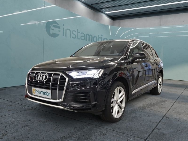 Schwarz Gebraucht 2023 Audi Q7 S-Line SUV | 69.030 € (Fairer Preis) - Bild 1/4