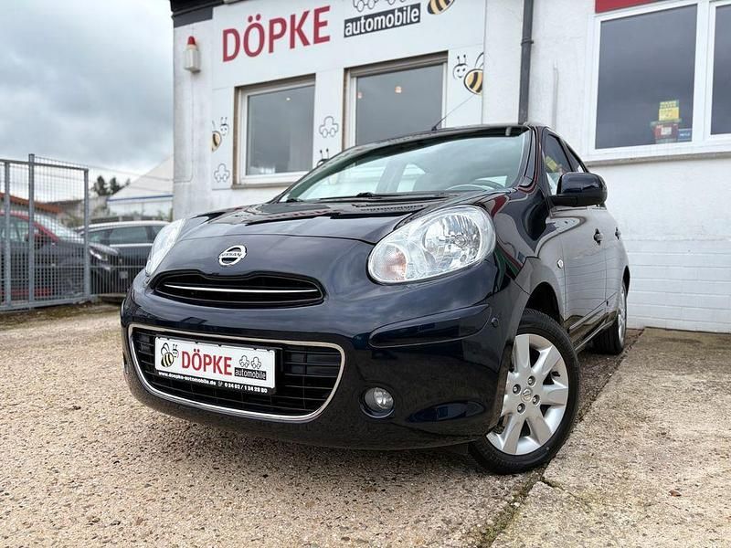 Schwarz Gebraucht 2012 Nissan Micra Kleinwagen | 8.490 € (Fairer Preis) - Bild 1/4