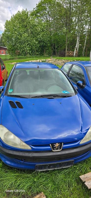 Gebraucht Peugeot 206 70 PS (51 kW) 2004 Blau Kleinwagen