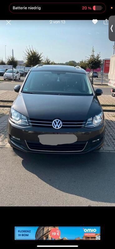 Braun Gebraucht 2014 VW Sharan Van / Kleinbus | 22.500 € - Bild 1/4