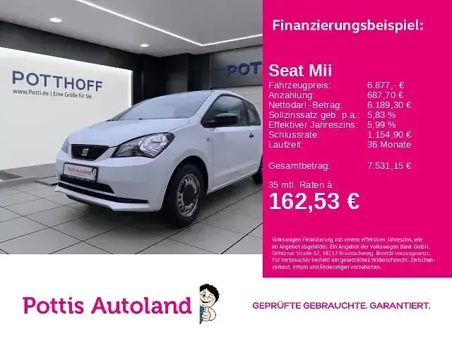 Gebraucht Seat Mii Reference 60 PS (44 kW) 2018 Kleinwagen
