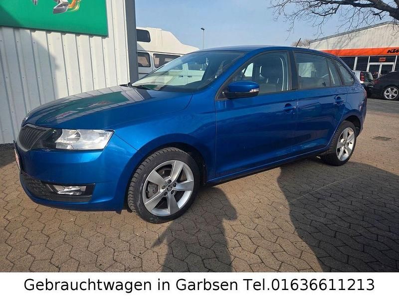 Gebraucht Skoda Rapid Ambition 95 PS (69 kW) 2019 Blau Kleinwagen