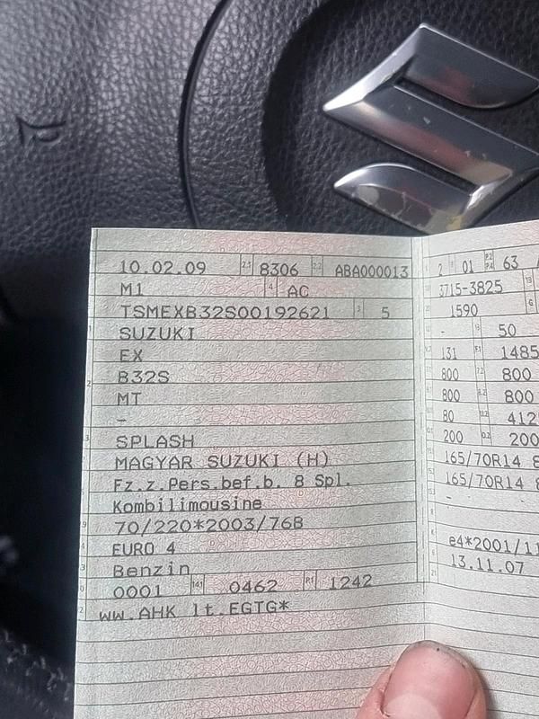Gebraucht Suzuki Splash Comfort 86 PS (63 kW) 2009 Schwarz Kleinwagen