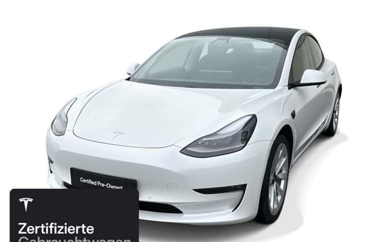 Weiß Gebraucht 2020 Tesla Model 3 Long Range RWD Limousine | 26.900 € (Teuer) - Bild 1/4