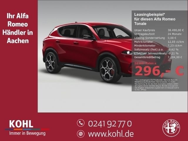 Rot Neu 2025 Alfa Romeo Tonale Veloce SUV | 38.490 € (Superpreis) - Bild 1/4
