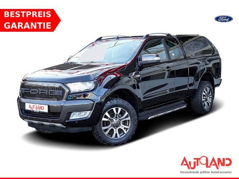 Iridiumschwarz metallic (metallic) Gebraucht 2018 Ford Ranger Wildtrack Abholung | 33.950 € (Etwas zu teuer) - Bild 1/4