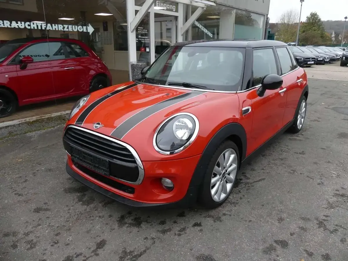 Gebraucht Mini Cooper D 116 PS (85 kW) 2018 Orange Kleinwagen