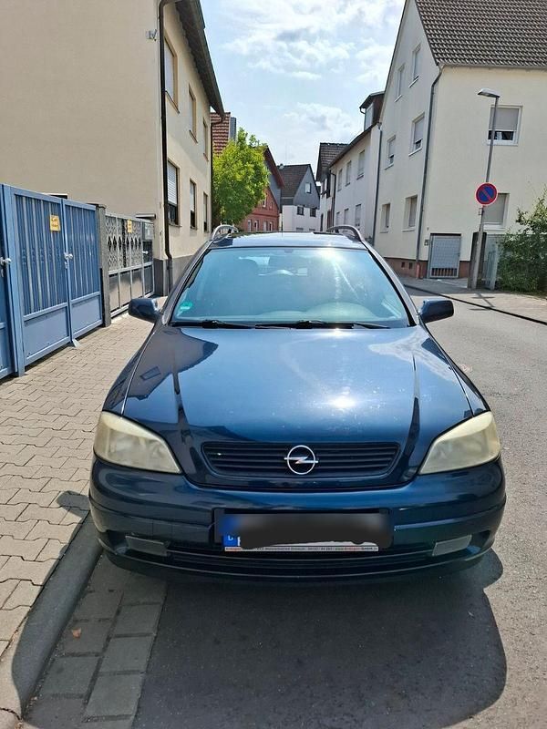 Blau Gebraucht 2002 Opel Astra Kombi | 999 € (Guter Preis) - Bild 1/4