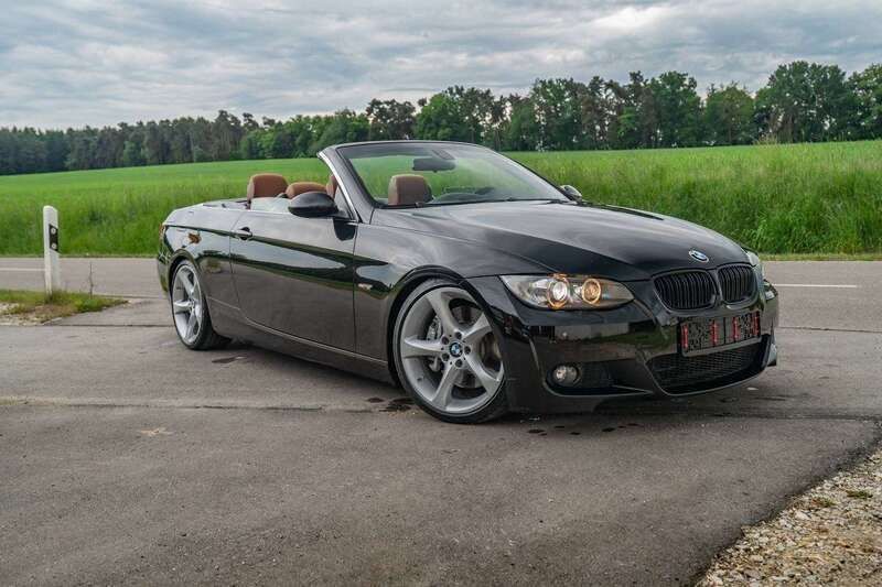 Schwarz Gebraucht 2007 BMW 330 Cabriolet M Sport Cabrio | 12.780 € (Teuer) - Bild 1/4