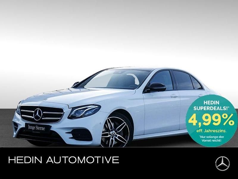 Unilack polarweiß Gebraucht 2019 Mercedes E200 AMG Limousine | 31.950 € (Fairer Preis) - Bild 1/4