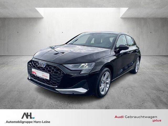 Mythosschwarz metallic Gebraucht 2024 Audi A3 Advanced Plus Limousine | 29.325 € (Superpreis) - Bild 1/4
