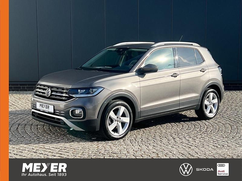 Gebraucht VW T-Cross Style 150 PS (110 kW) 2021 Limestone grey metallic SUV