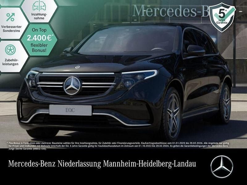 Schwarz Gebraucht 2022 Mercedes EQC400 Advanced SUV | 45.490 € (Teuer) - Bild 1/3