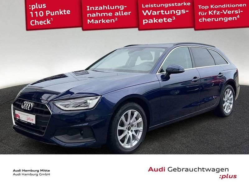 Navarrablau metallic Gebraucht 2023 Audi A4 Ambiente Kombi | 24.990 € - Bild 1/3