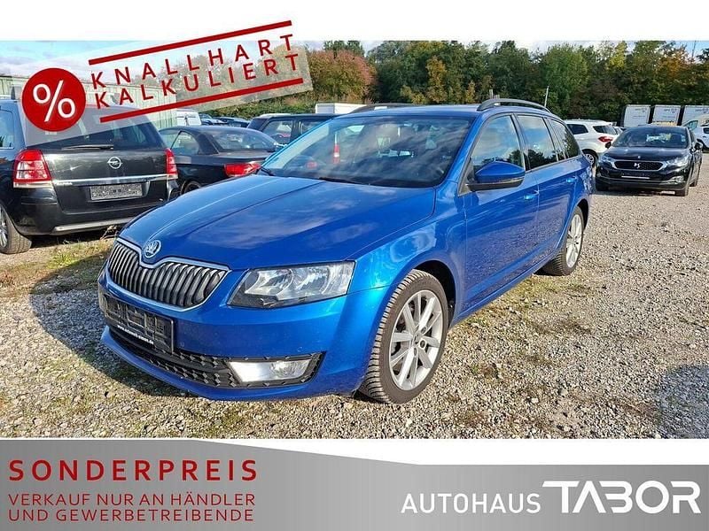 Blau Gebraucht 2017 Skoda Octavia Ambition Kombi | 8.985 € (Superpreis) - Bild 1/4