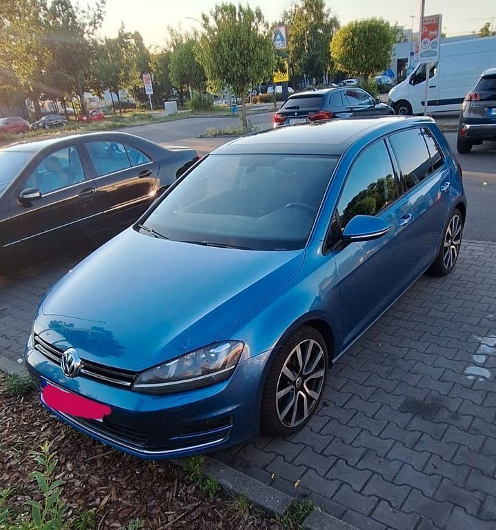 Blau Gebraucht 2013 VW Golf VII Comfortline Limousine | 9.999 € (Fairer Preis) - Bild 1/4