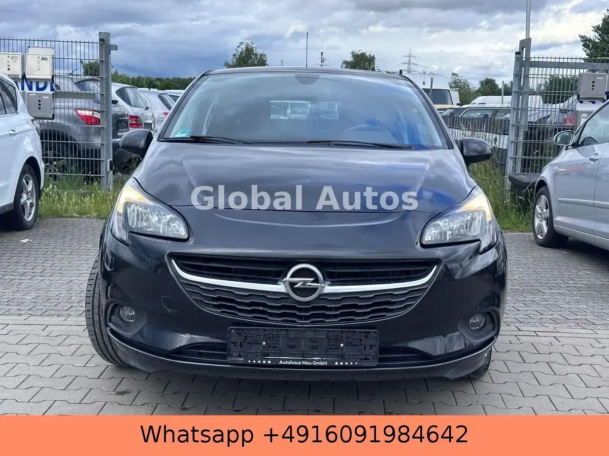 Gebraucht Opel Corsa drive 90 PS (66 kW) 2016 Schwarz Kleinwagen