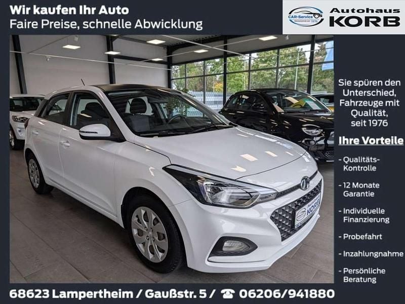 Polar white / sol Gebraucht 2019 Hyundai i20 Select Limousine | 9.800 € (Fairer Preis) - Bild 1/4