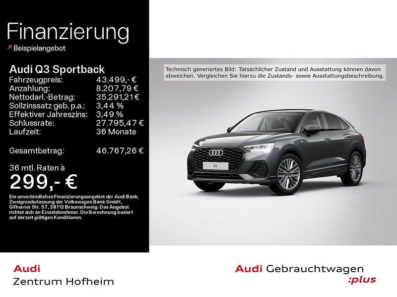 Daytonagrau perleffekt Gebraucht 2025 Audi Q3 Sportback S-Line SUV | 43.499 € (Fairer Preis) - Bild 1/4