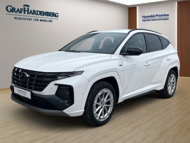 Atlas white / sol Gebraucht 2024 Hyundai Tucson N Line SUV | 36.390 € (Guter Preis) - Bild 1/4