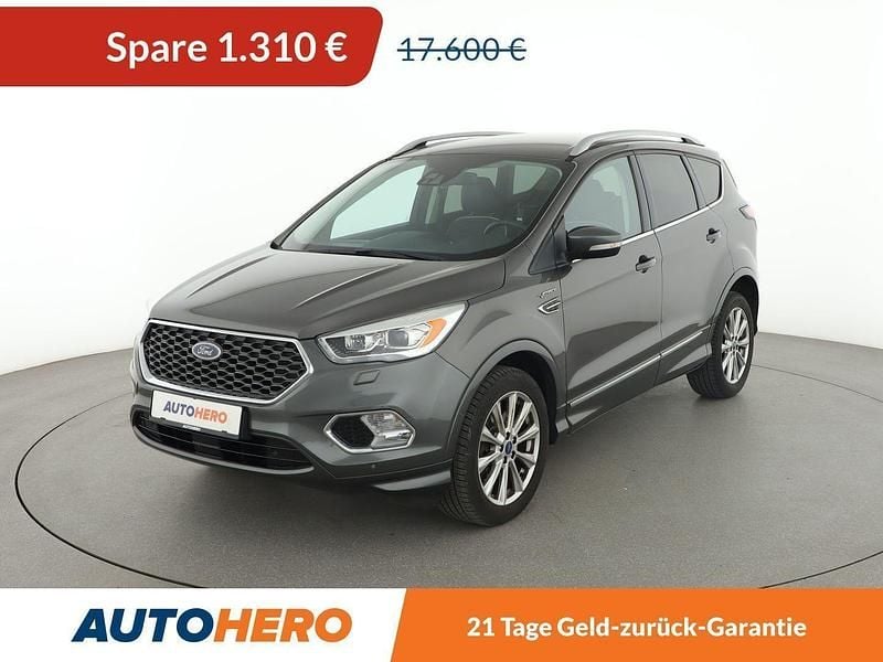 Grau Gebraucht 2016 Ford Kuga Vignale SUV | 16.290 € (Fairer Preis) - Bild 1/3