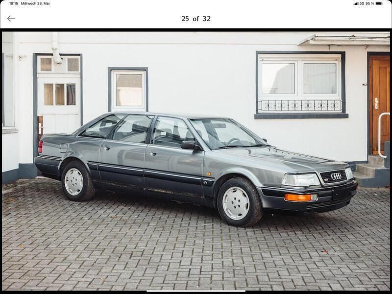Grau Gebraucht 1992 Audi V8 Limousine | 25.000 € - Bild 1/4