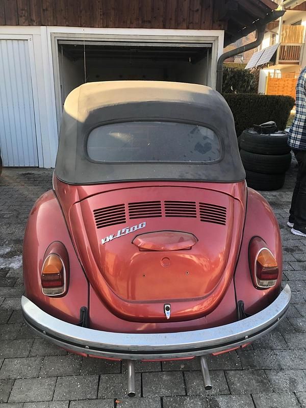 Second-hand VW Type 3 44 CP (32 kW) 1970 Roșu Cabrio