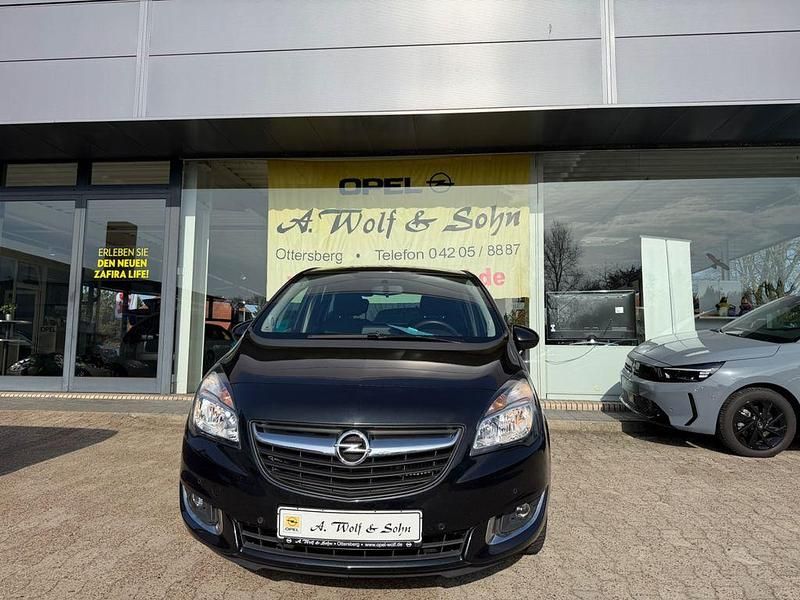 Gebraucht Opel Meriva drive 120 PS (88 kW) 2016 Schwarz Van / Kleinbus