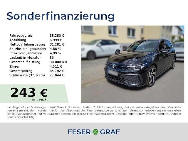Grenadillschwarz metallic Gebraucht 2024 VW Golf VIII GTI Limousine | 37.680 € (Fairer Preis) - Bild 1/1