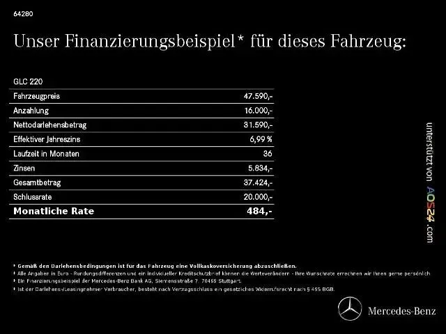 Gebraucht Mercedes GLC220 197 PS (144 kW) 2022 SUV