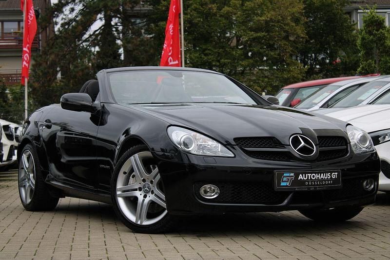 Schwarz Gebraucht 2010 Mercedes SLK200 2LOOK Edition Cabrio | 14.999 € (Etwas zu teuer) - Bild 1/4